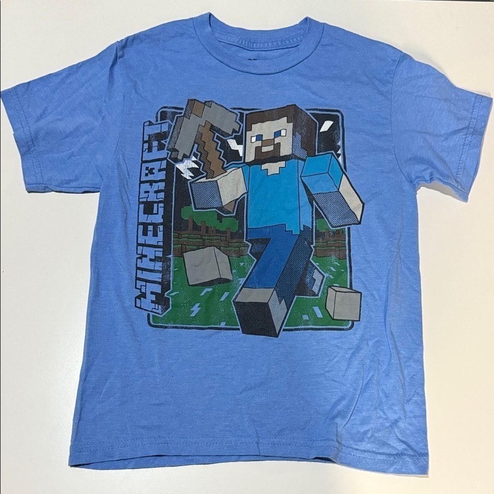 EUC Youth Mojang Official Minecraft T-shirt Size Small